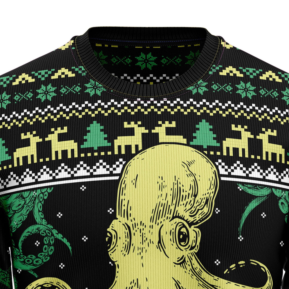 Octopus 3D Christmas Sweater - Holiday Gift product image 2