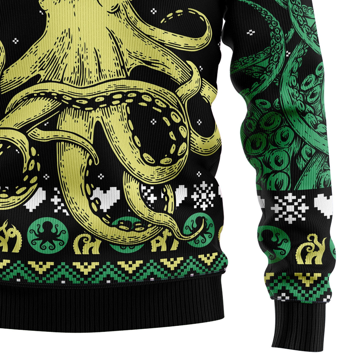 Octopus 3D Christmas Sweater - Holiday Gift product image 4