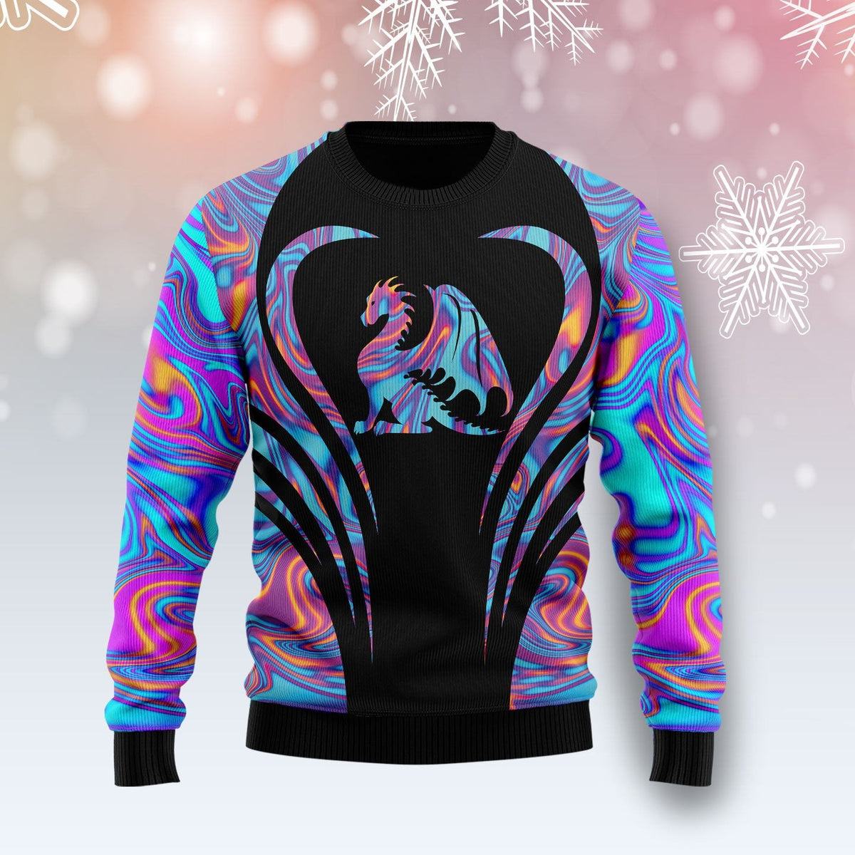 Giraffe winter 3D Christmas Sweater - Holiday Gift product image 4