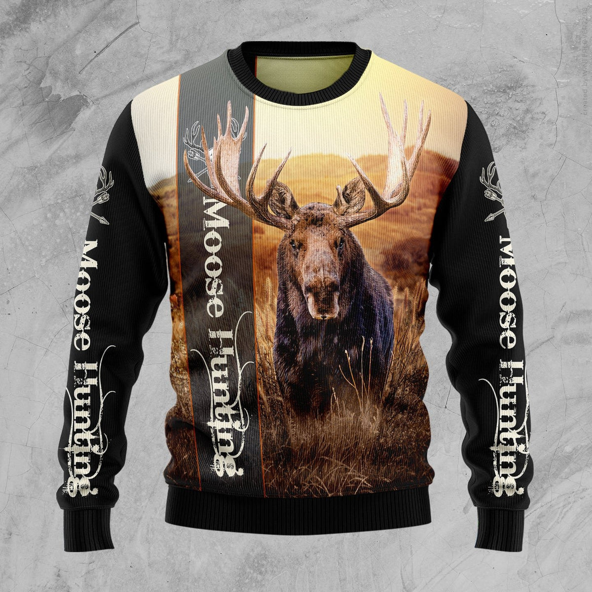Moose hunting 3D Christmas Sweater - Holiday Gift product image