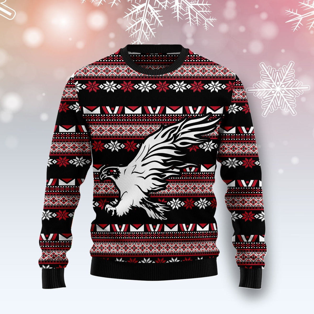Eagle 3D Christmas Sweater - Holiday Gift product image