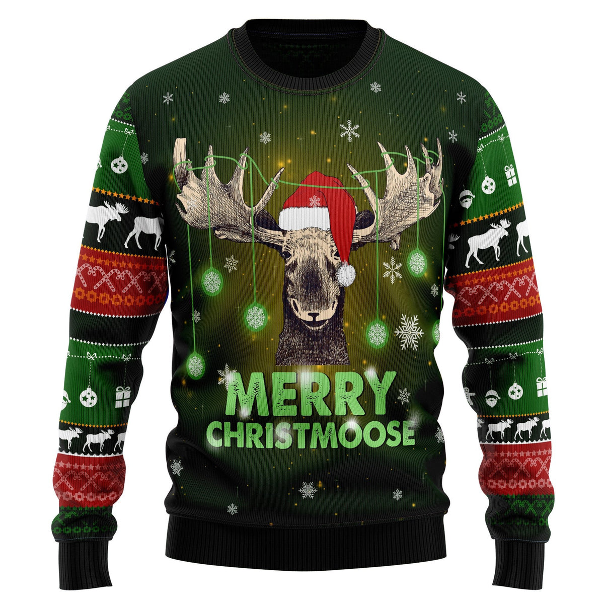 Merry christmoose 3D Christmas Sweater - Holiday Gift product image