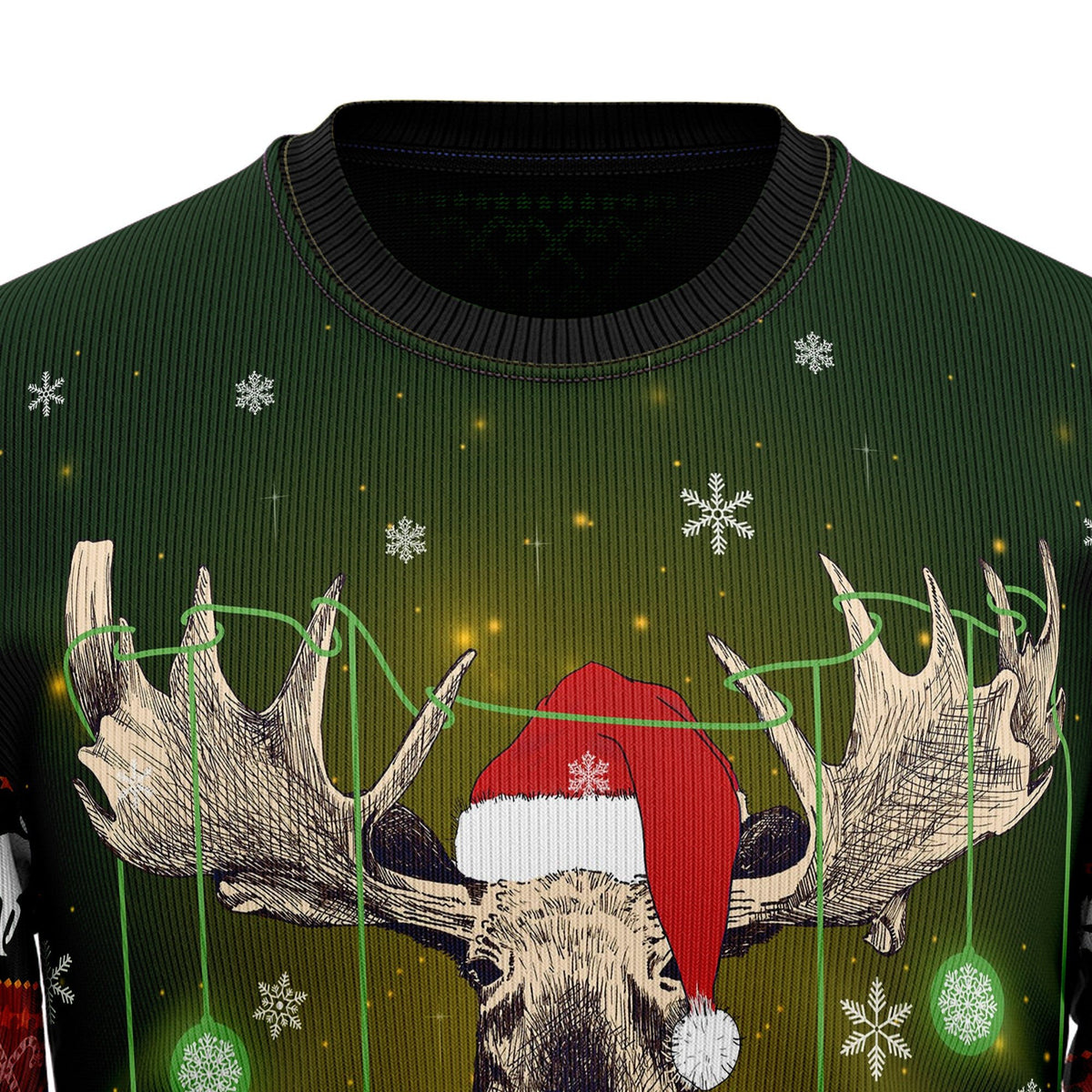 Merry christmoose 3D Christmas Sweater - Holiday Gift product image 2