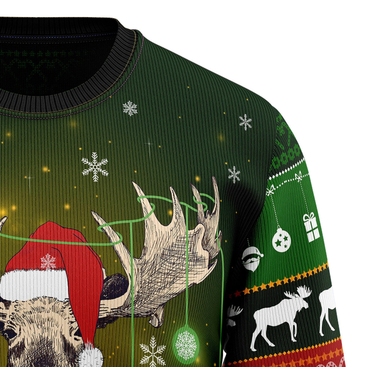 Merry christmoose 3D Christmas Sweater - Holiday Gift product image 3