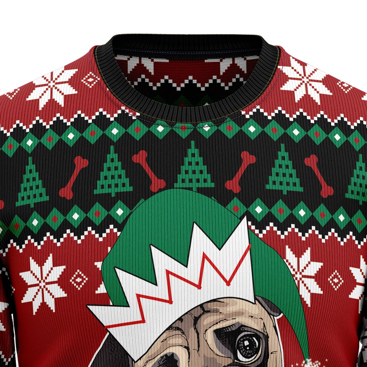 Pug cute 3D Christmas Sweater - Holiday Gift product image 2