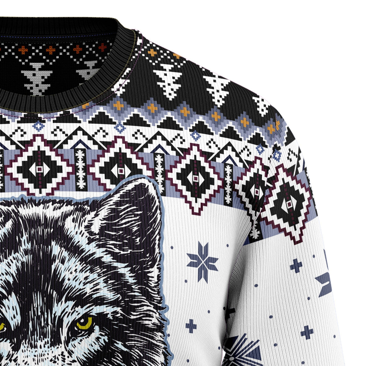 Wolf 3D Christmas Sweater - Holiday Gift product image 3