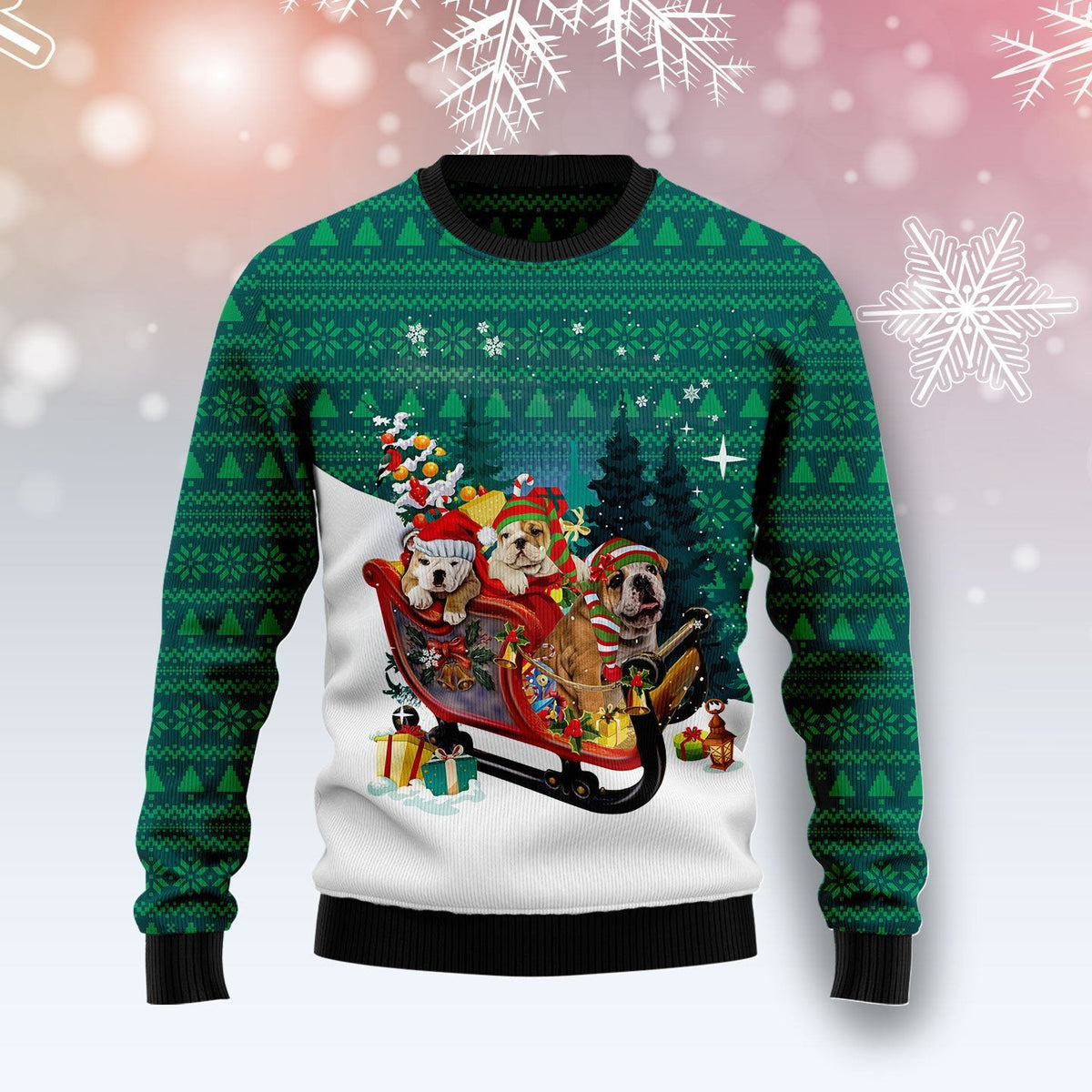 Meowy catmas Christmas tree 3D Christmas Sweater - Holiday Gift product image 4