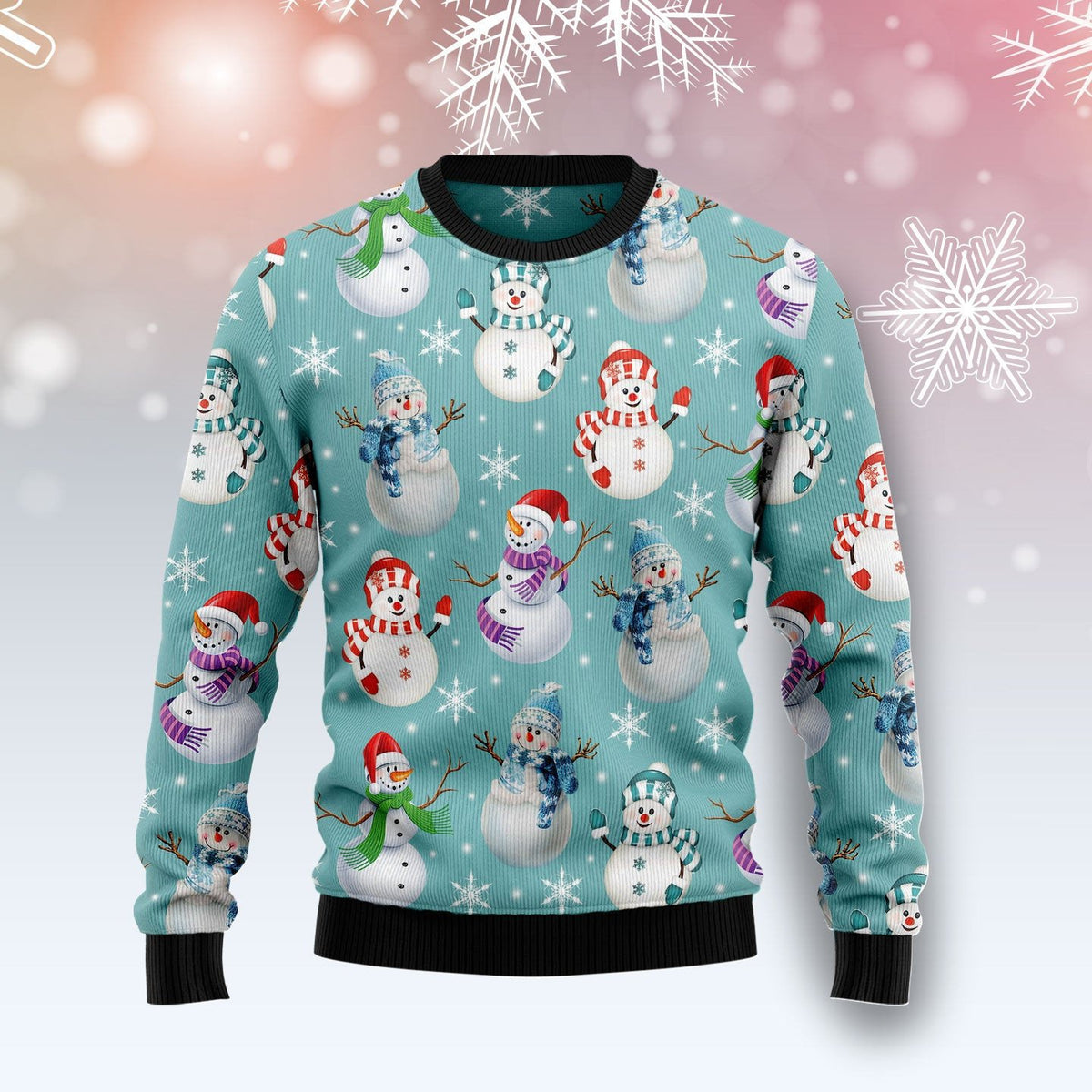 Love snowman 3D Christmas Sweater - Holiday Gift product image