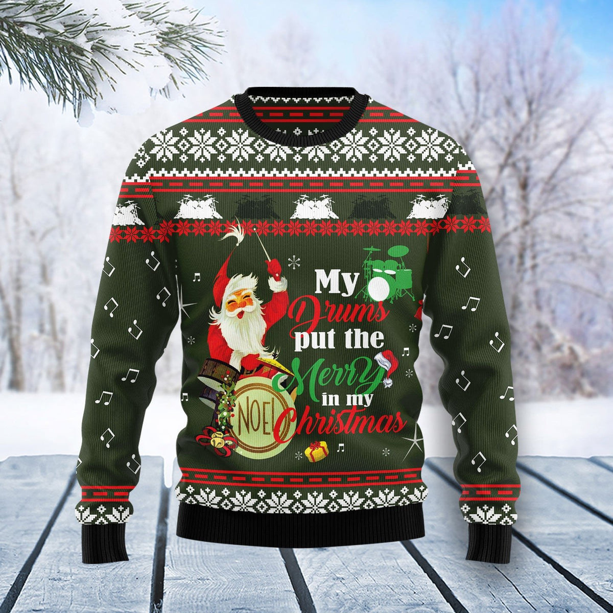 Minnesota blue mandala 3D Christmas Sweater - Holiday Gift product image 4