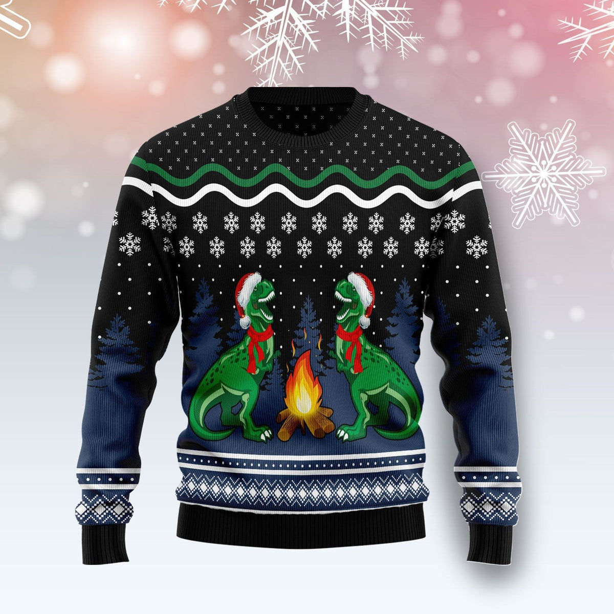 Minnesota blue mandala 3D Christmas Sweater - Holiday Gift product image 2