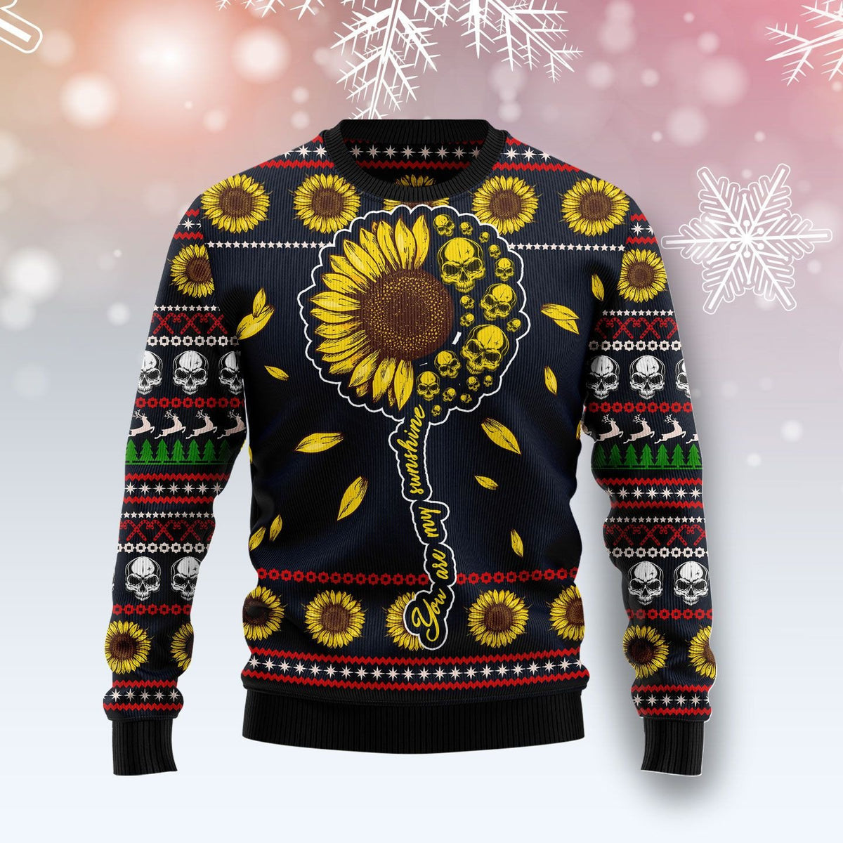 Dog Christmas snowflake 3D Christmas Sweater - Holiday Gift product image 4