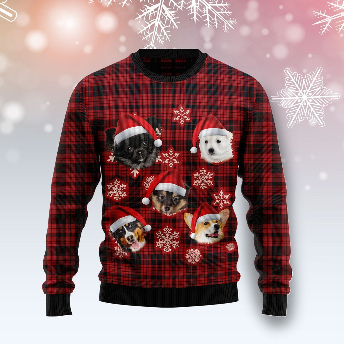 Black cat 3D Christmas Sweater - Holiday Gift product image 4