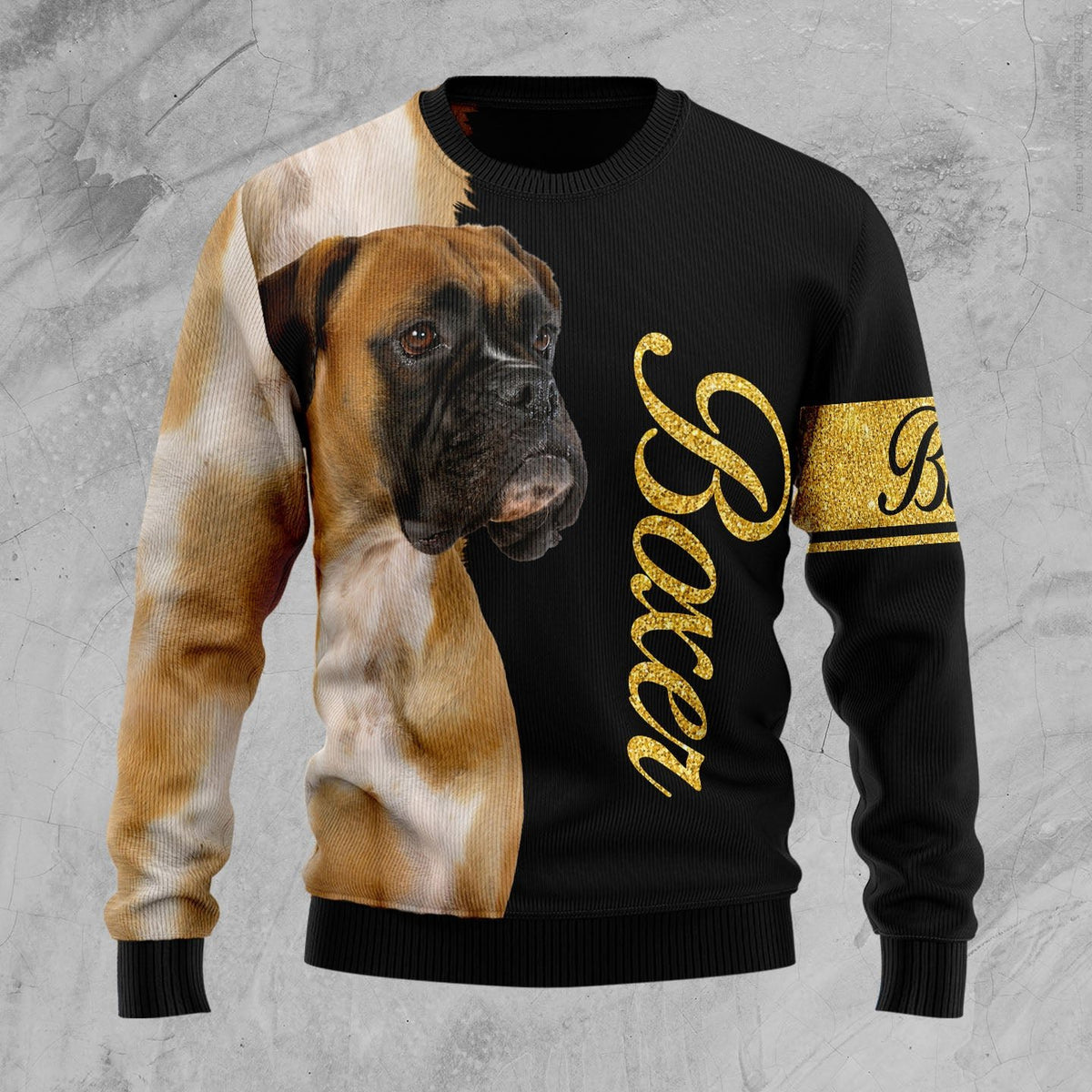 Boxer 3D Christmas Sweater - Holiday Gift product image