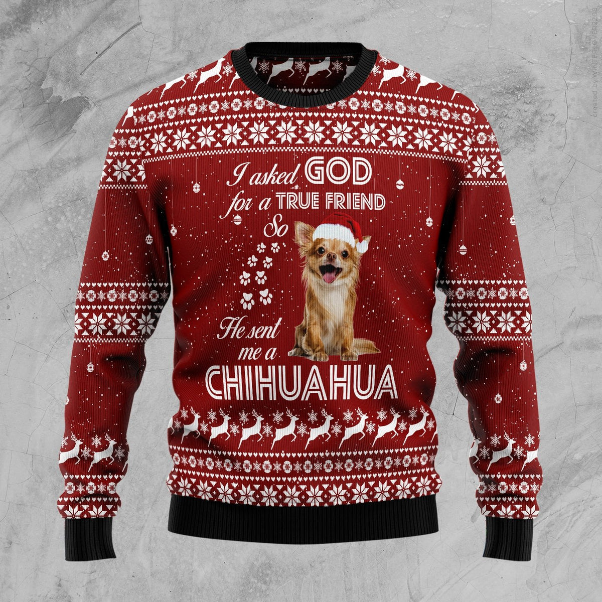 Black Cat snowflake 3D Christmas Sweater - Holiday Gift product image 3