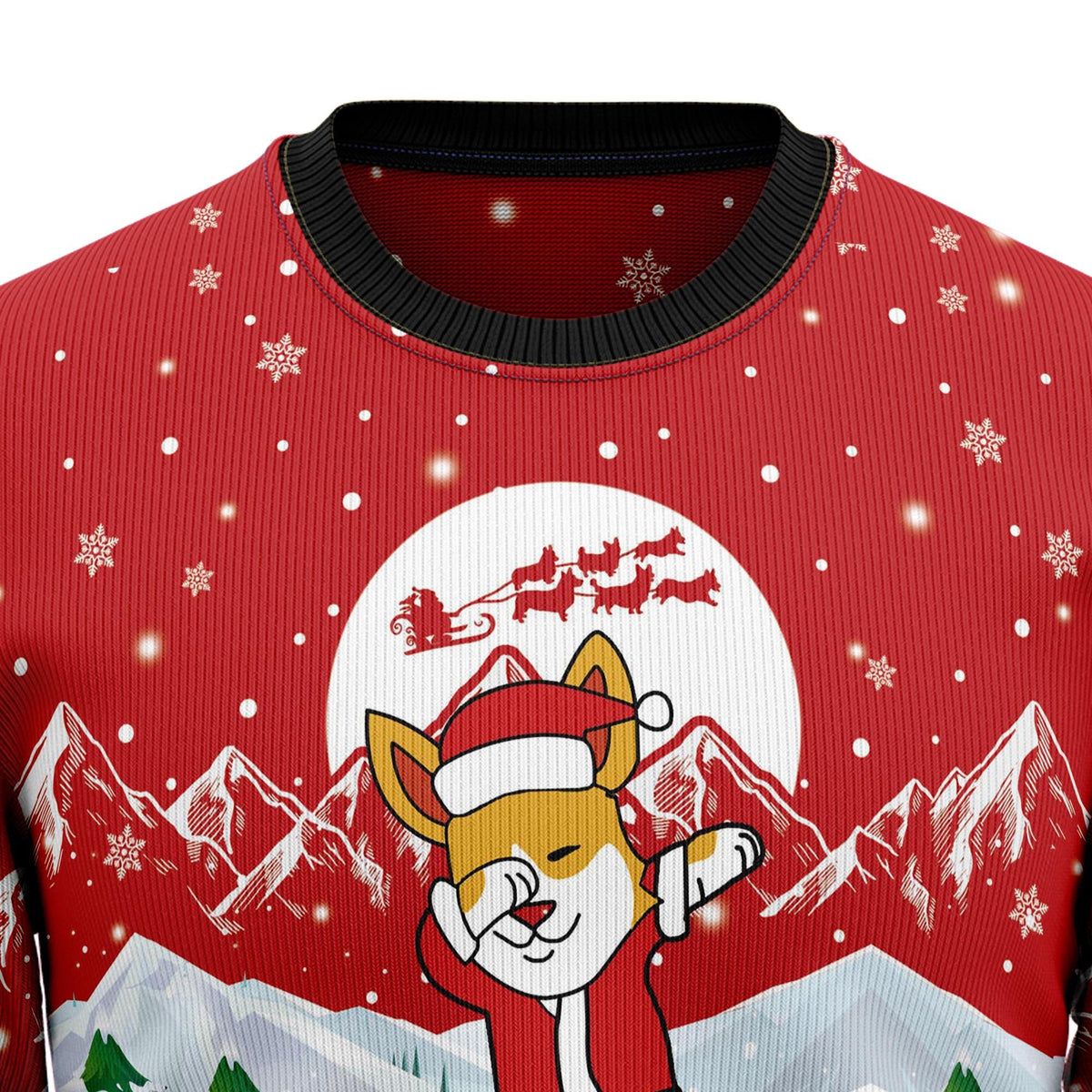Corgi merry Xmas 3D Christmas Sweater - Holiday Gift product image 2