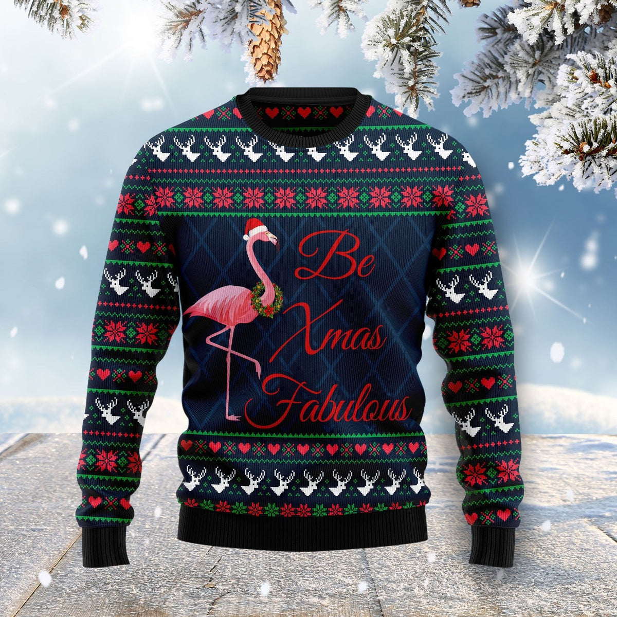 Bulldog it’s the most wonderful time of the year 3D Christmas Sweater - Holiday Gift product image 4