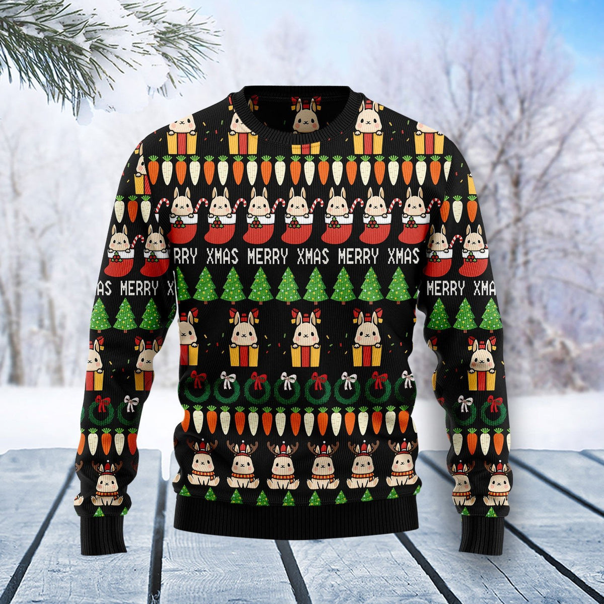 Unicorn LGBT 3D Christmas Sweater - Holiday Gift product image 5
