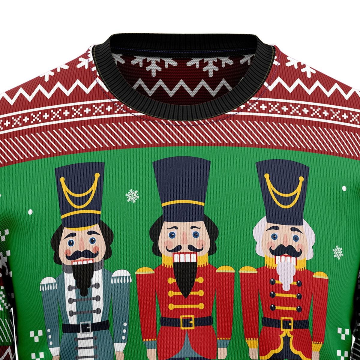 Nutcracker party cracking 3D Christmas Sweater - Holiday Gift product image 2