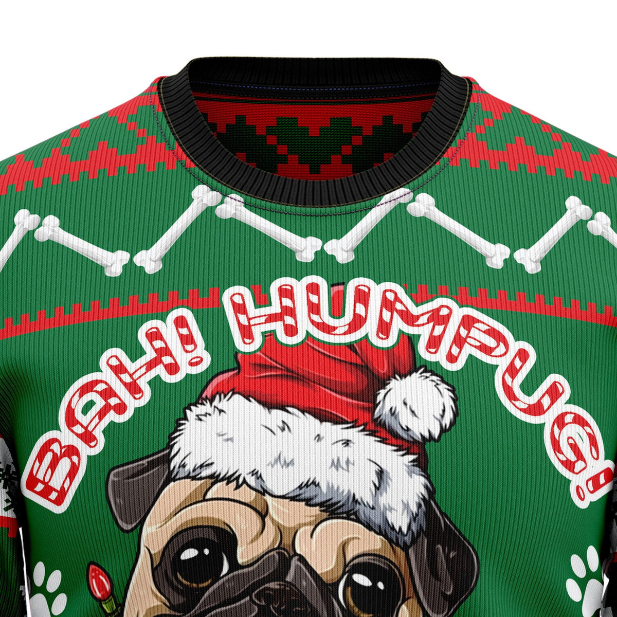 Bah Humpug 3D Christmas Sweater - Holiday Gift product image 2