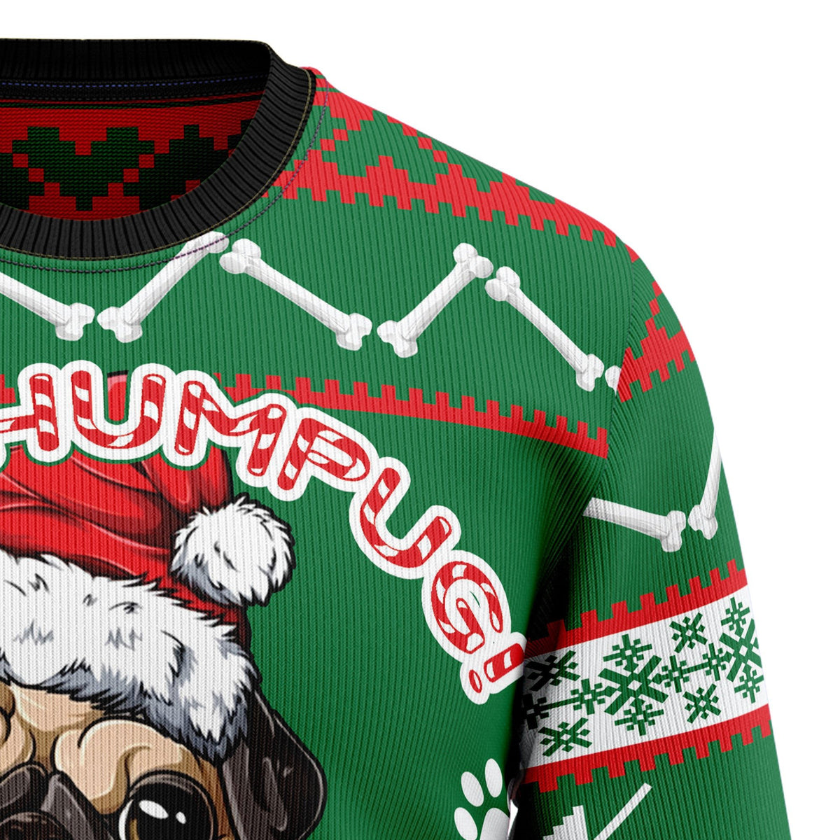 Bah Humpug 3D Christmas Sweater - Holiday Gift product image 3