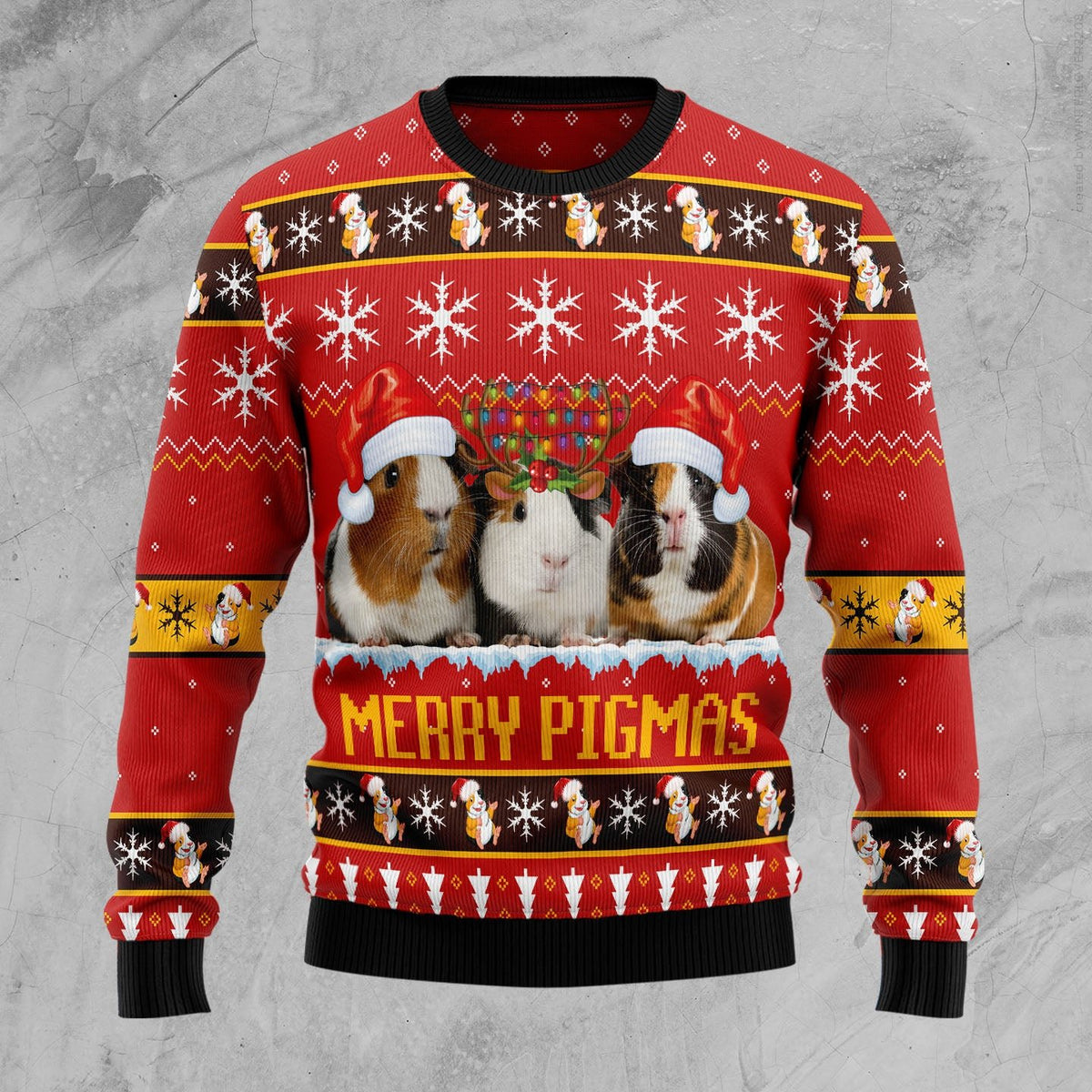 Guniea Pigmas 3D Christmas Sweater - Holiday Gift product image