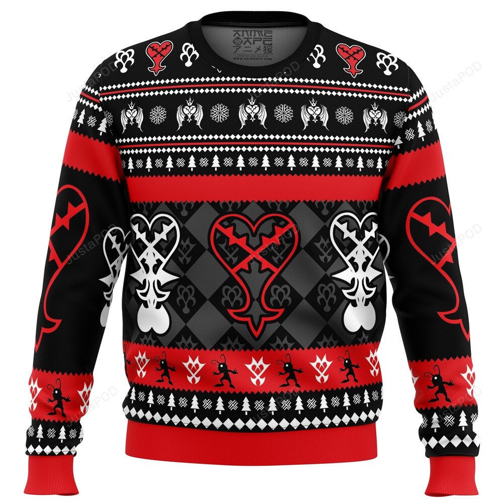 Heartless Christmas kingdom hearts 3D Christmas Sweater - Holiday Gift product image