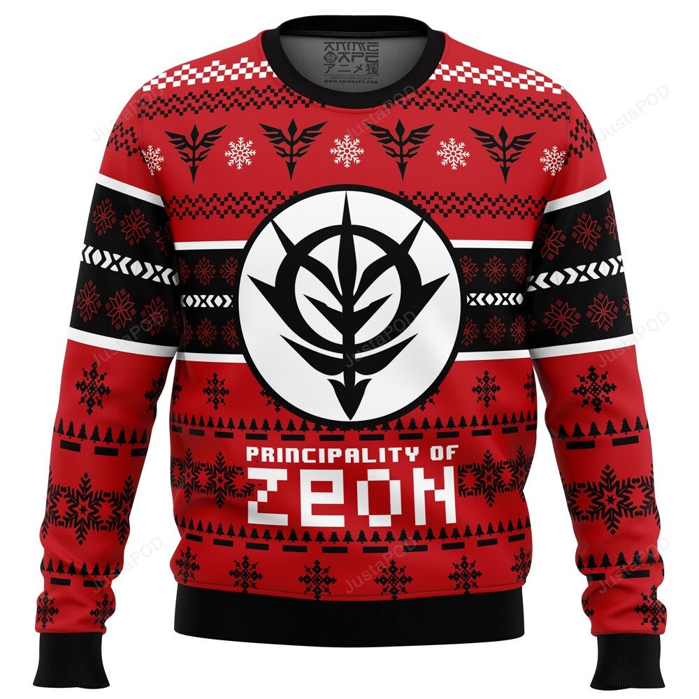 Saitama i wish you an ok 3D Christmas Sweater - Holiday Gift product image 4