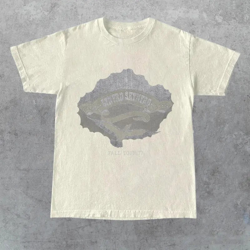 1977 Lynyrd Skynyrd Fall Tour Vintage Band Rock 70S - Adult & Kids T-Shirts, Sweatshirts & Hoodies apparel design preview 1