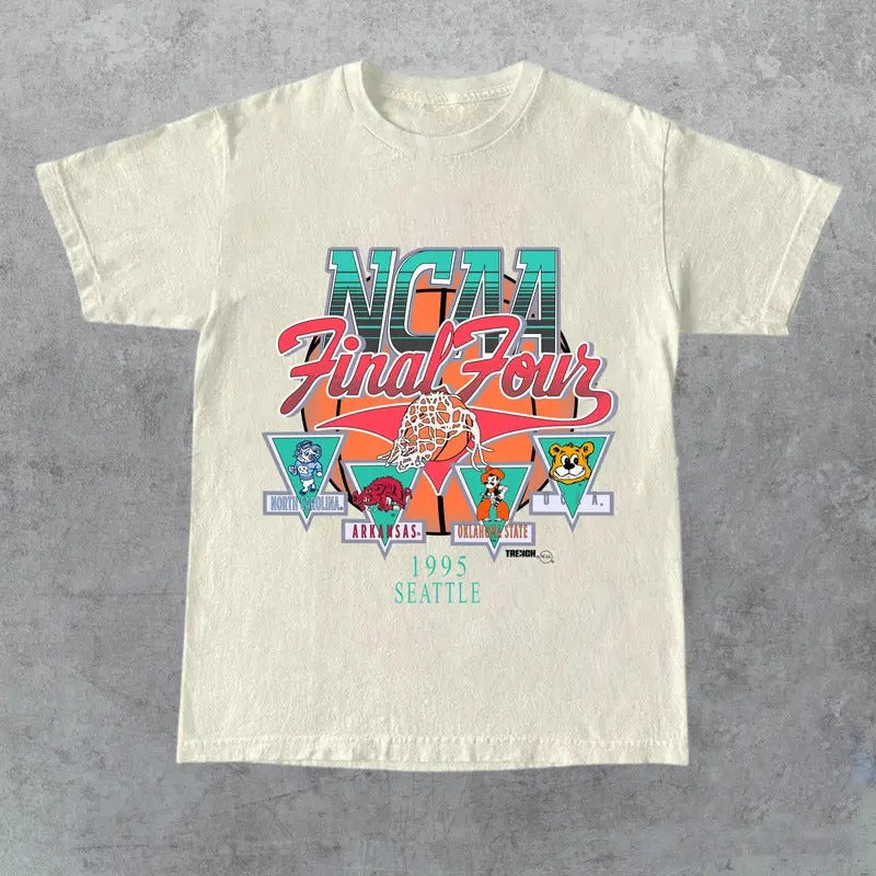 1995 NCAA Final Four Official Game Vintage Sports - Adult & Kids T-Shirts, Sweatshirts & Hoodies apparel design preview 1