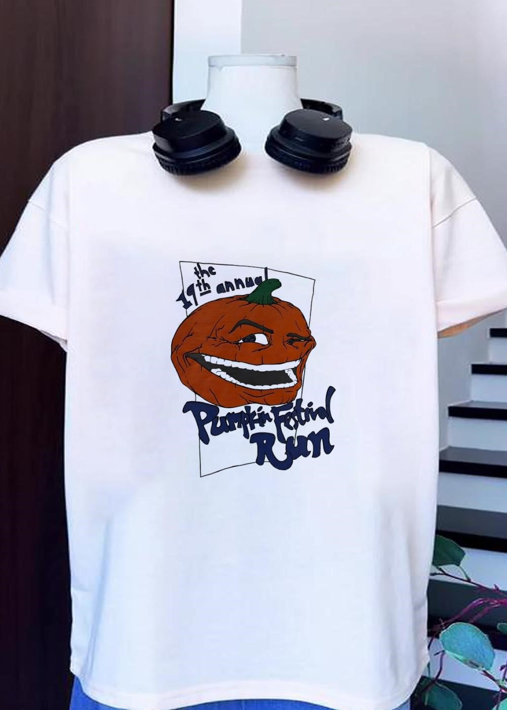 19th Annual The Pumpkin Festival Run - Adult & Kids T-Shirts, Sweatshirts & Hoodies apparel design preview 1