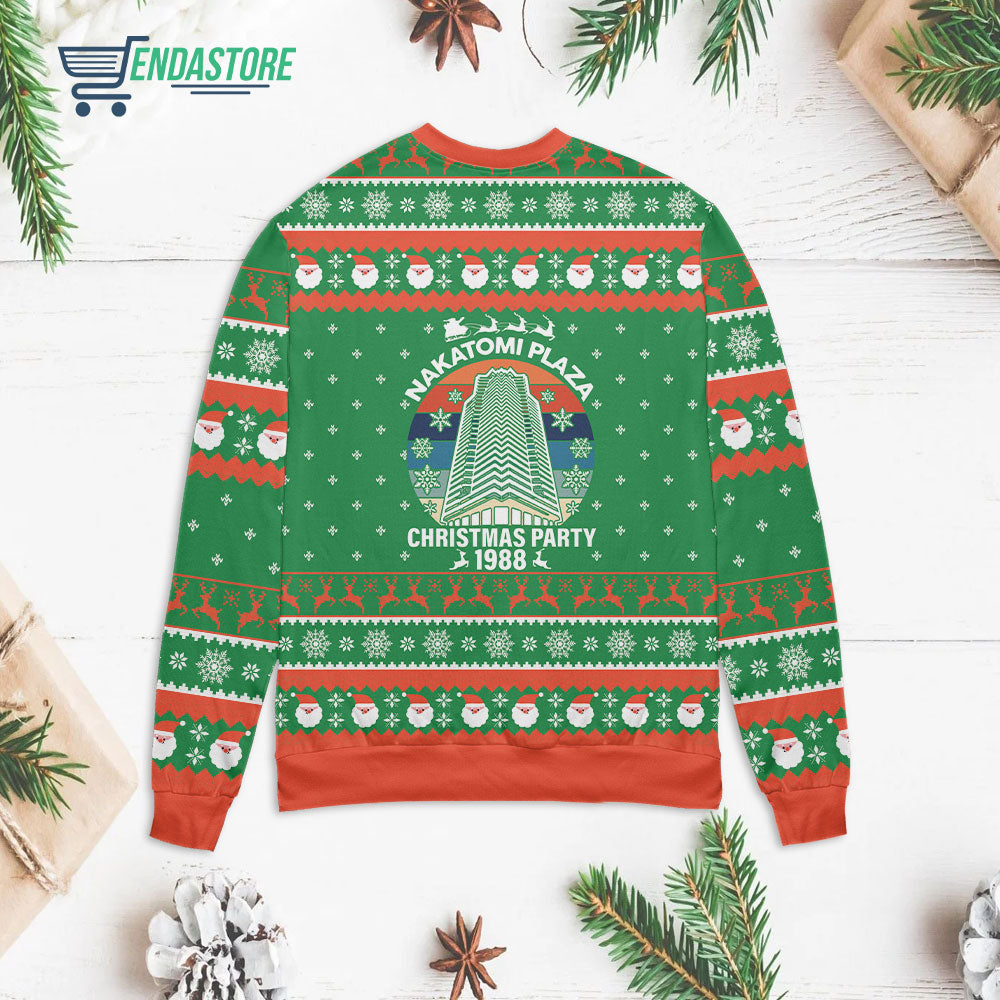 Nakatomi Plaza Christmas party 1988 3D Christmas Sweater - Holiday Gift product image 2