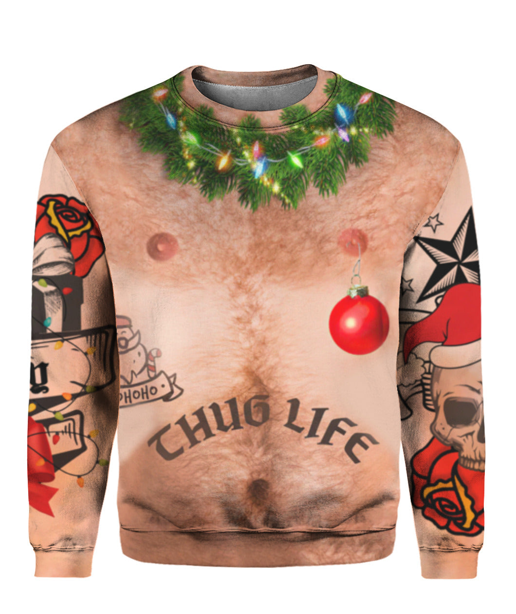 Thug Life 3D Ugly Christmas Sweater - Holiday Gift product image