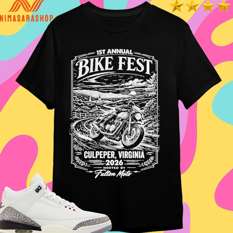 1st Annual Bike Fest Culpeper Virginia 2026 Hosted By - Adult & Kids T-Shirts, Sweatshirts & Hoodies apparel design preview 1
