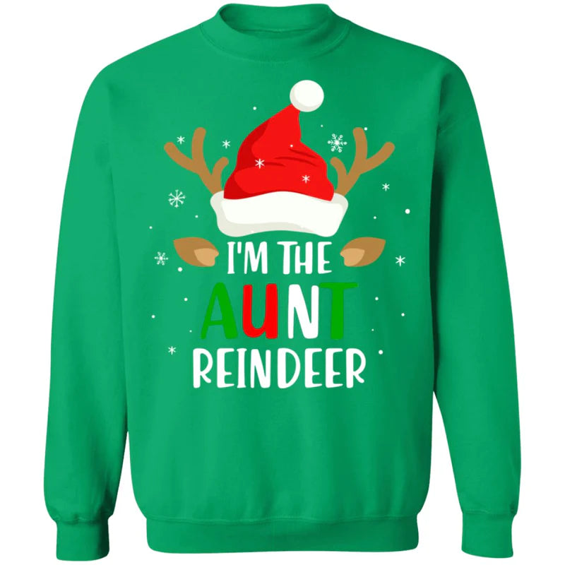 I’m the aunt reindeer Christmas Sweater - Holiday Gift product image 3