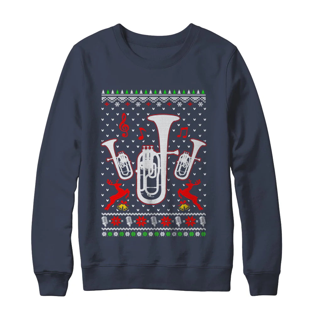 Santa euphonium Christmas Sweater - Holiday Gift product image 3