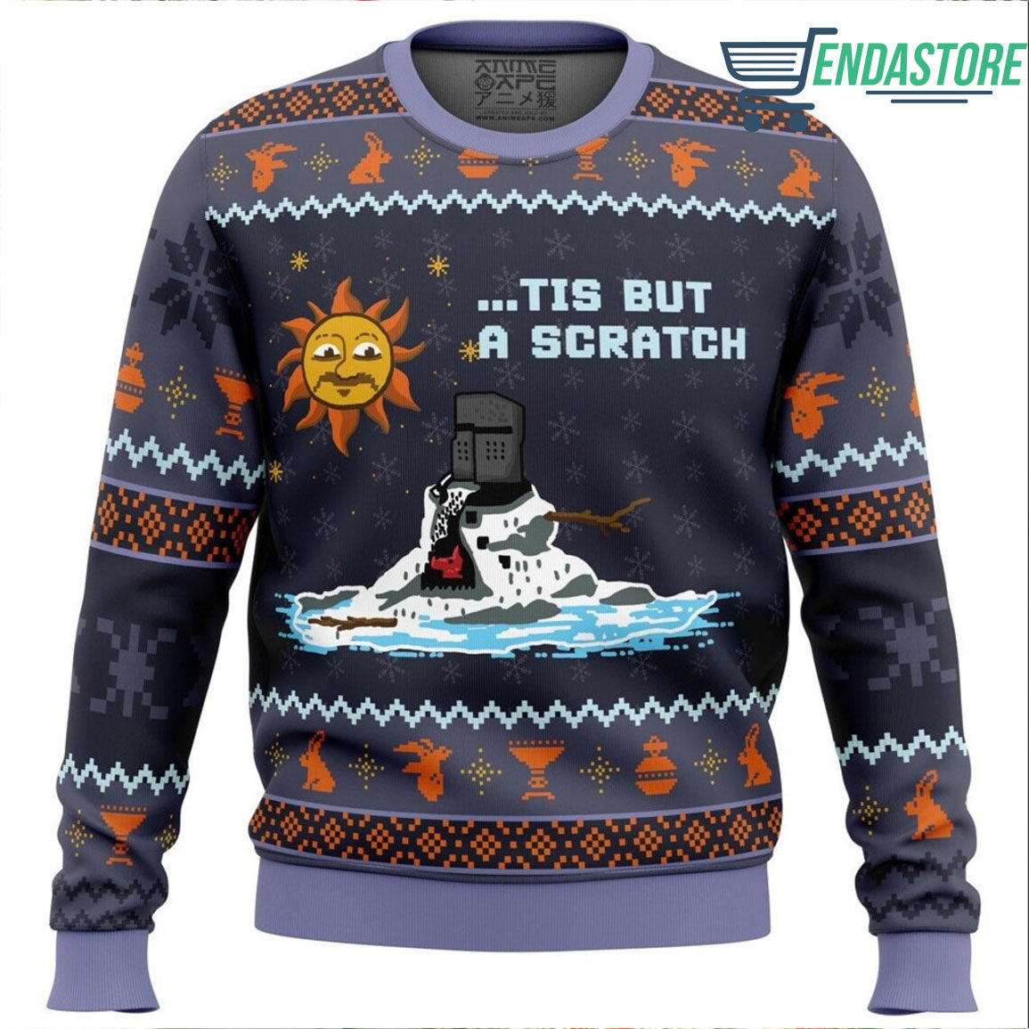 Monty python the black knight tis but a scratch 3D Christmas Sweater - Holiday Gift product image