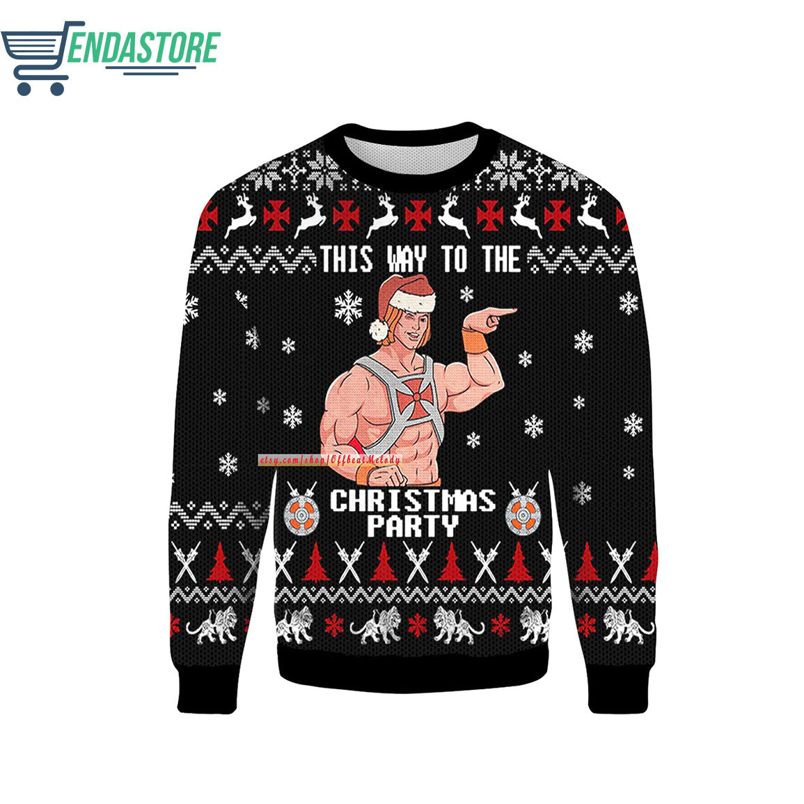 Superhero Birthday 3D Christmas Sweater - Holiday Gift product image 3