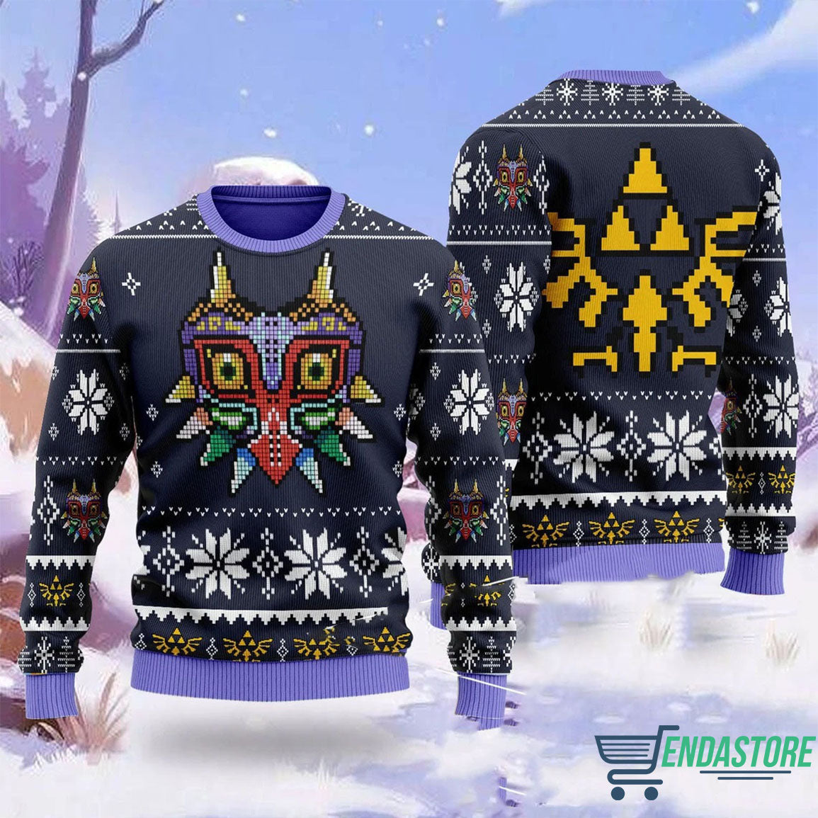 Smokey and the Bandit 3D Ugly Christmas Sweater - Holiday Gift product image 4
