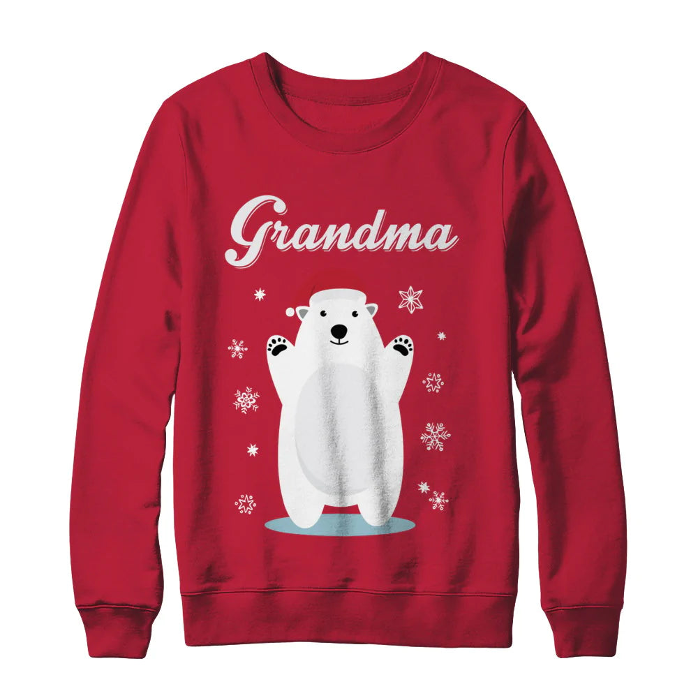 Grandma bear Christmas santa pajamas Christmas Sweater - Holiday Gift product image 3