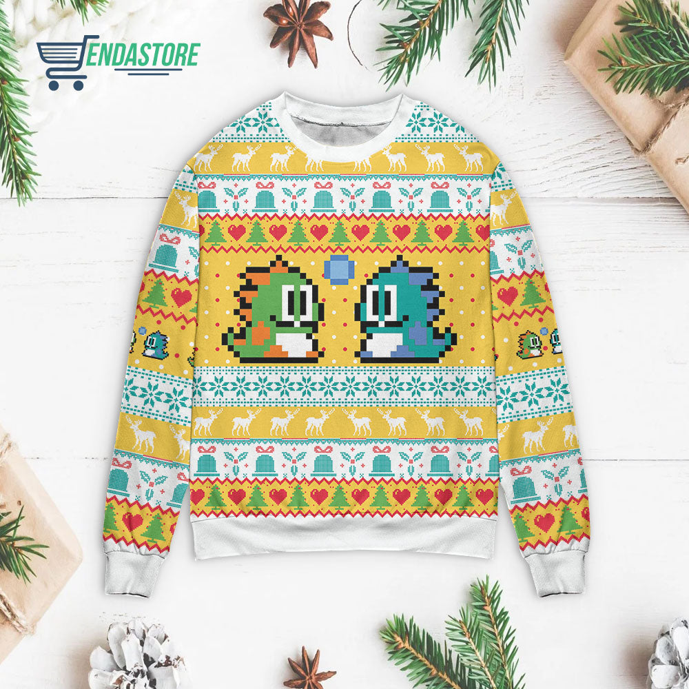Bubble Bobble 3D Christmas Sweater - Holiday Gift product image 3