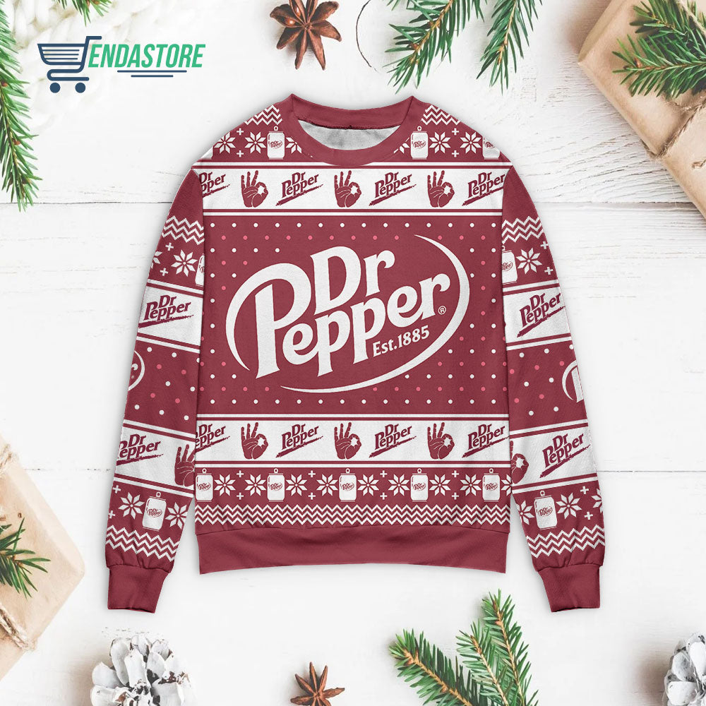 Dr Pepper 3D Christmas Sweater - Holiday Gift product image 3