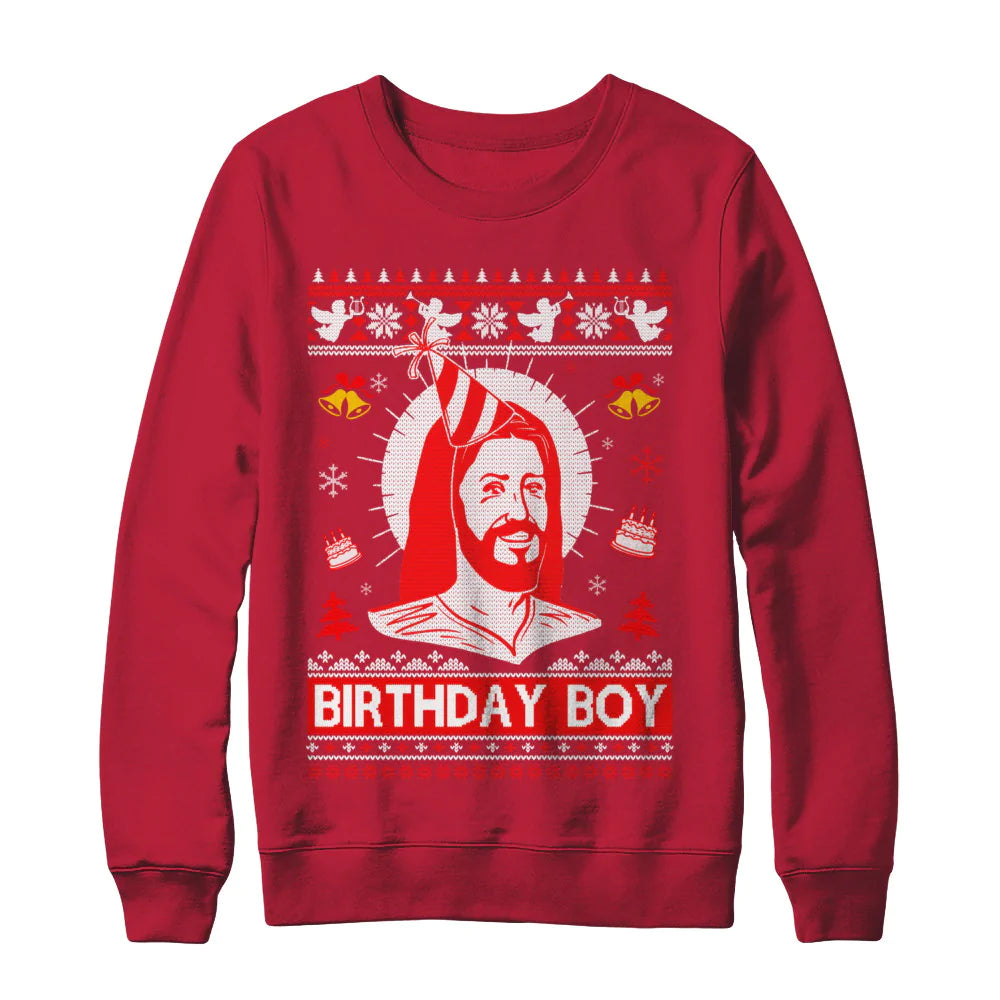 Jesus birthday boy Christmas Sweater - Holiday Gift product image 3