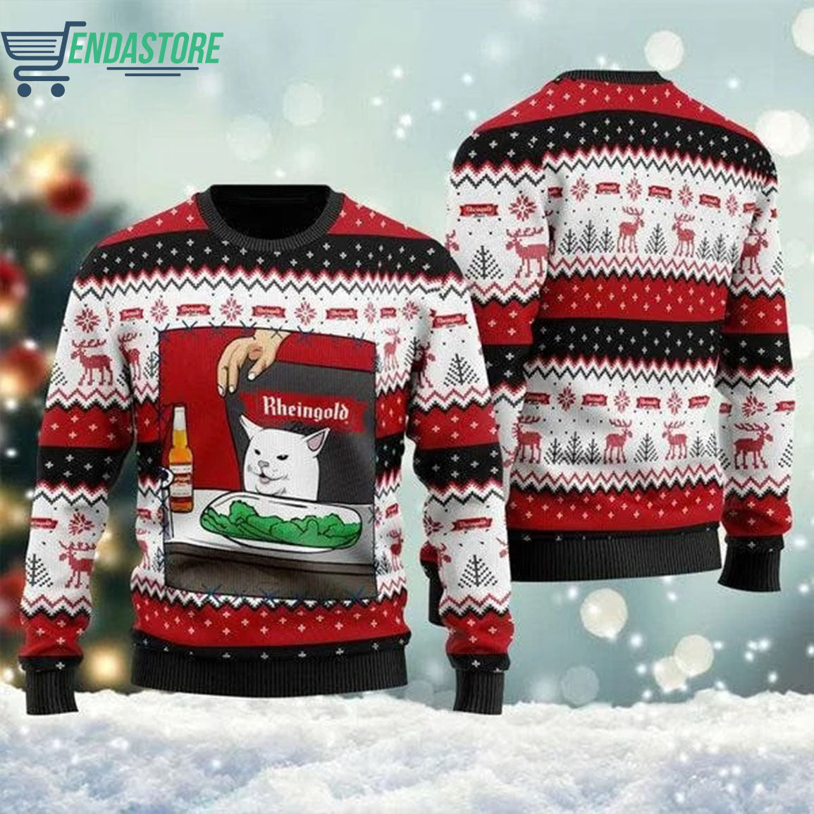 Jack Skellington nice or naughty 3D Ugly Christmas Sweater - Holiday Gift product image 4