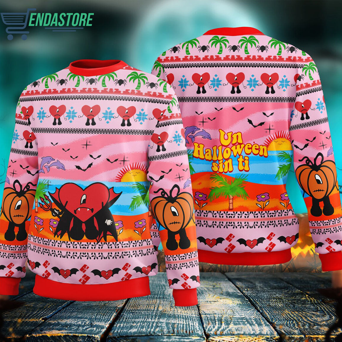 Frog And Toad Retro 3D Christmas Sweater - Holiday Gift product image 5