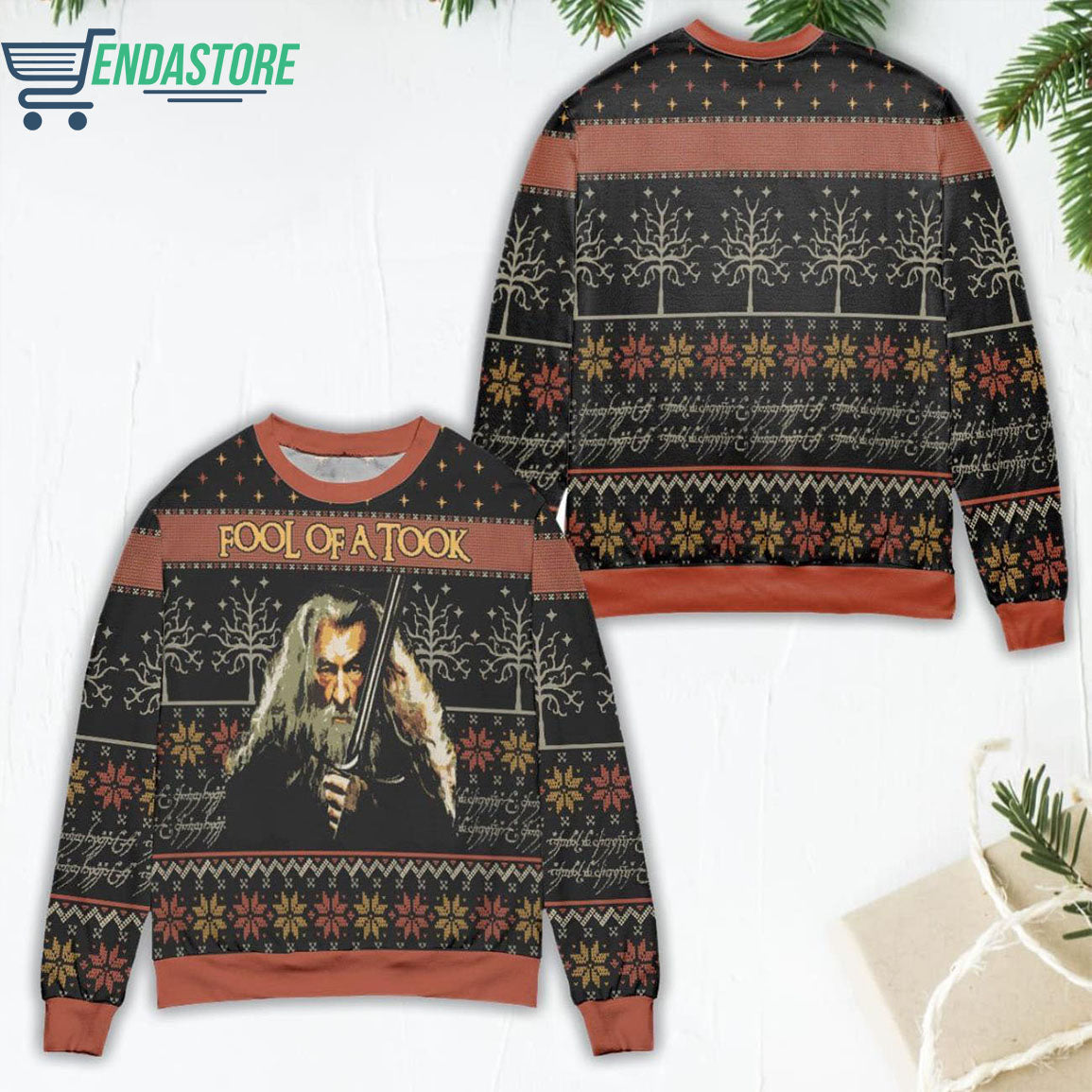Gandalf lord of the rings fool of a took 3D Ugly Christmas Sweater - Holiday Gift product image