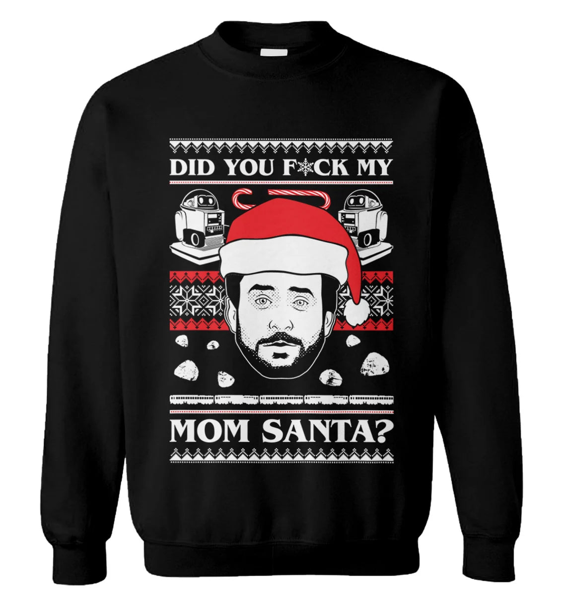 Charlie Kelly did you f*ck my mom Santa Christmas Sweater - Holiday Gift product image 3