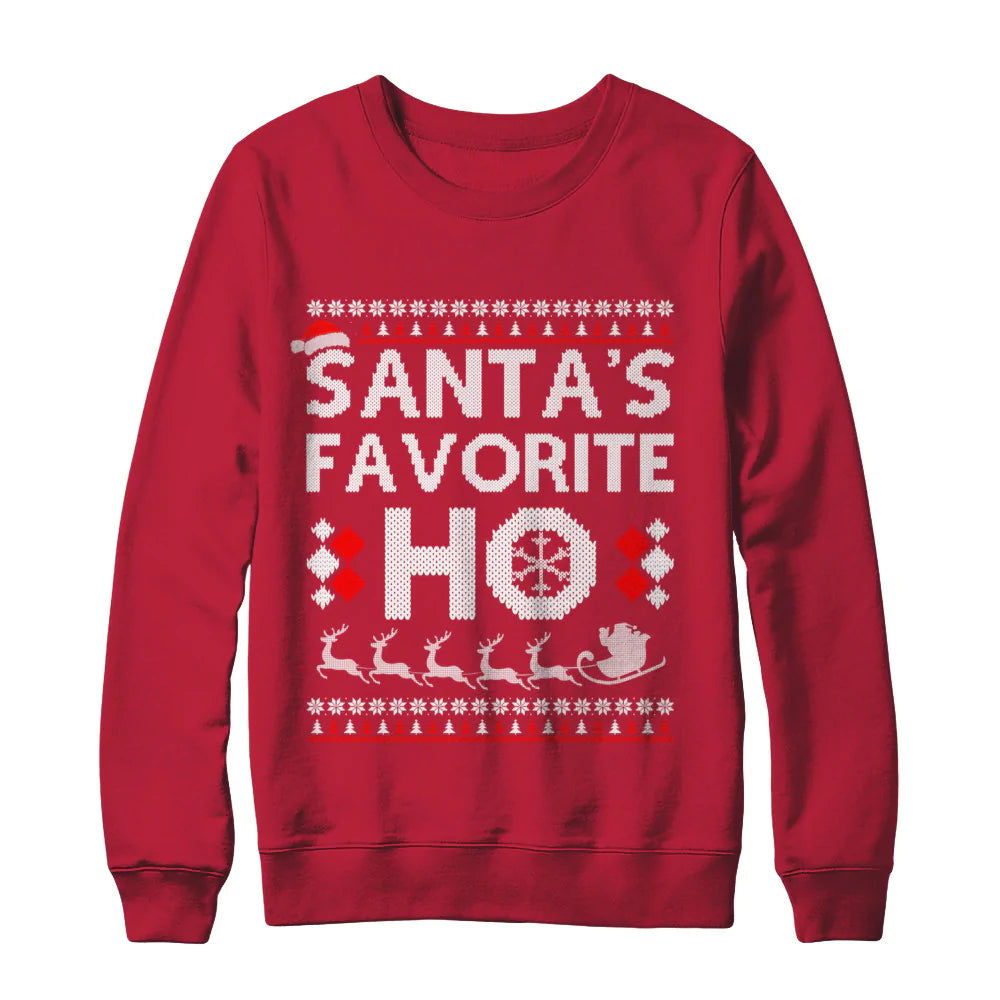 Santa’s favorite ho Christmas Sweater - Holiday Gift product image 3
