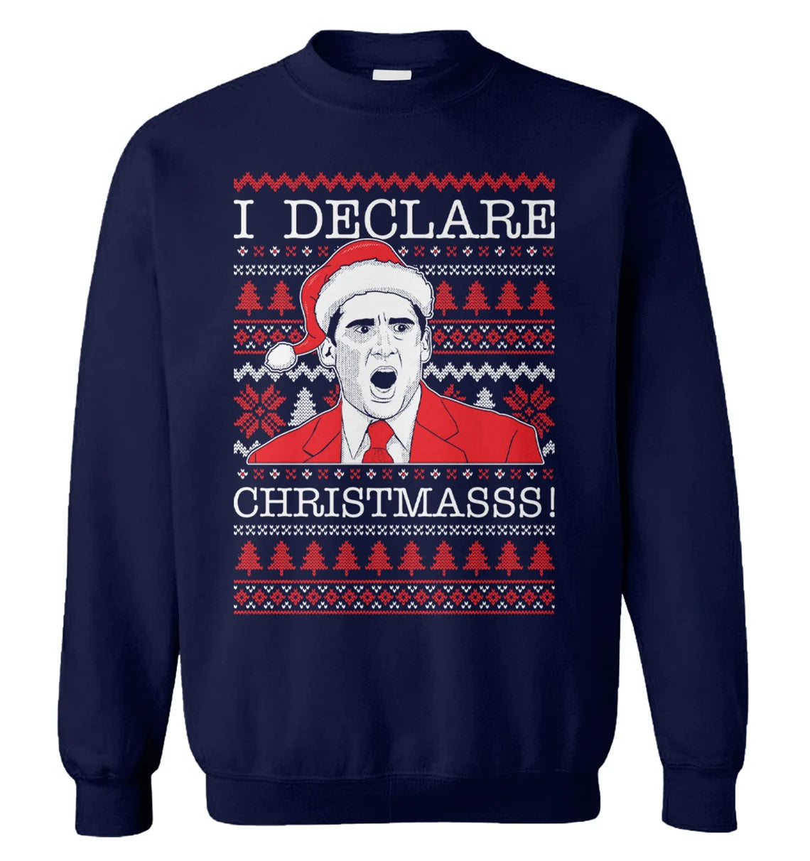 Michael Scott i declare Christmasss Christmas Sweater - Holiday Gift product image 3