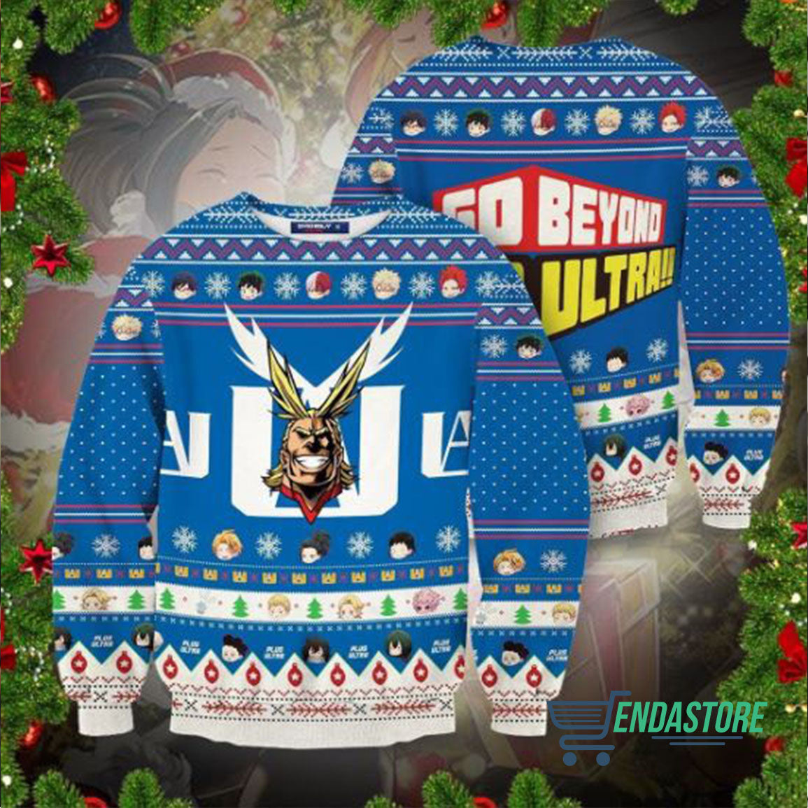 Go beyond plus ultra friends 3D Christmas Sweater - Holiday Gift product image