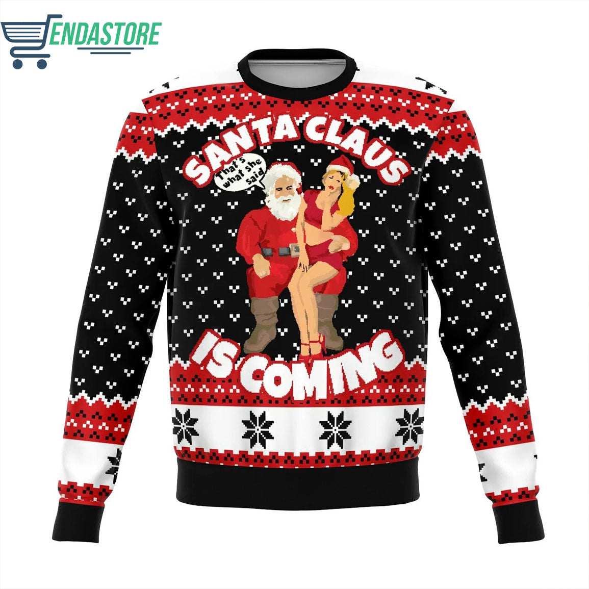 Santa Claus is coming 3D Christmas Sweater - Holiday Gift product image